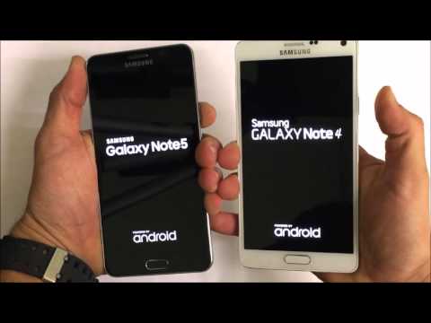 Samsung Galaxy Note 5 Vs Samsung Galaxy Note 4 - Boot Speed