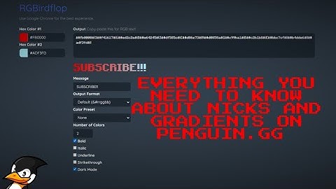 How to make a custom nickname and how to make gradients on penguin.gg! | S3 Ep.15 | SB737 MC server