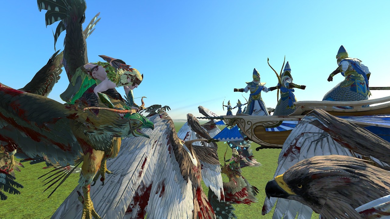 Lothern Skycutters VS Hawk Riders - Tides of Torment DLC | Total War Warhammer 3