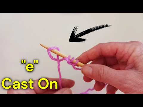 Knitting; Learn the backward loop cast on and its pros and cons.