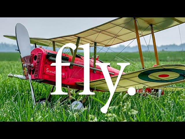 World War I - RAF S.E.5a Trim Flight - YouTube