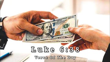 BIBLE VERSE OF THE DAY — APRIL 13, 2022 | LUKE 6:38