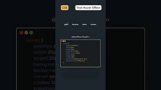 Circle Text Hover Effect Using HTML CSS Coolest Effect #html_css #shortsviral #video #shortsvideo