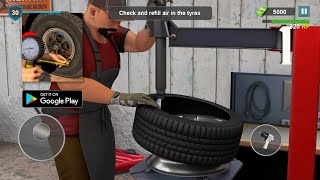 Tire Shop: Car Mechanic Games Gameplay Walkthrough Part 1 (Android, IOS) screenshot 5