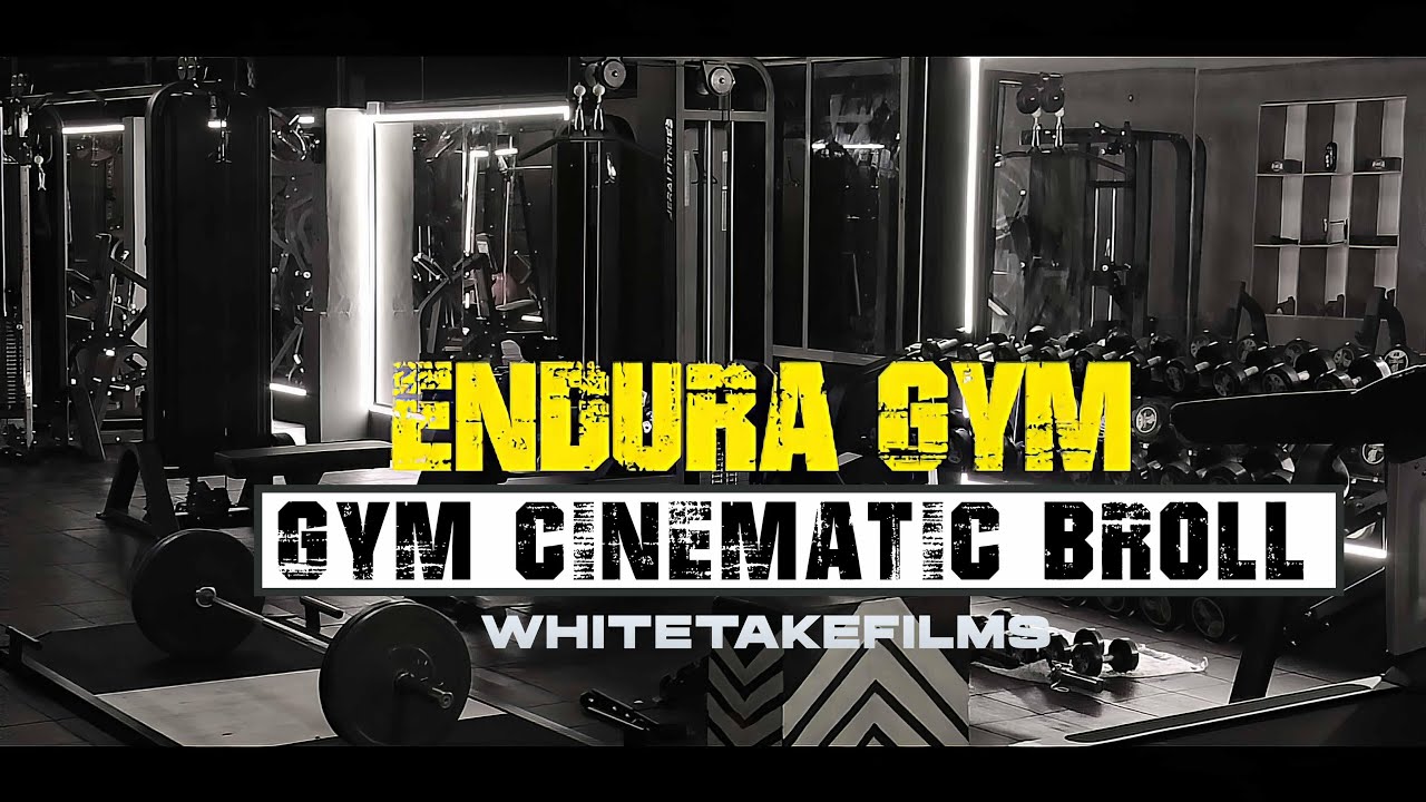 Cinematic Gym Broll Video | Promo | WhitetakeFilms
