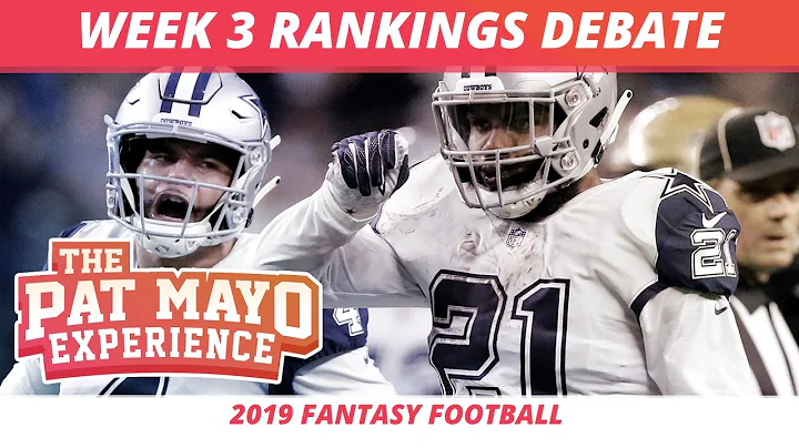 2019 Fantasy Football Week 3 Rankings Debate — Start, Sit, Sleepers & Debate