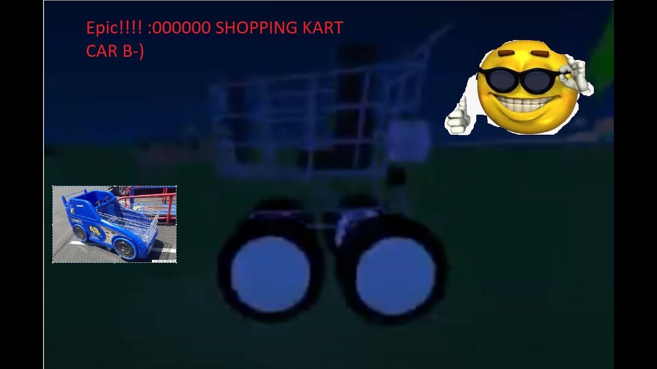 My shopping cart go kart in road to grambys (roblox) YouTube