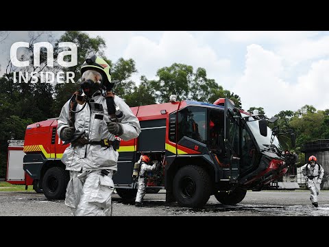 How Changi Airport's Firefighters Deal With A Plane Emergency