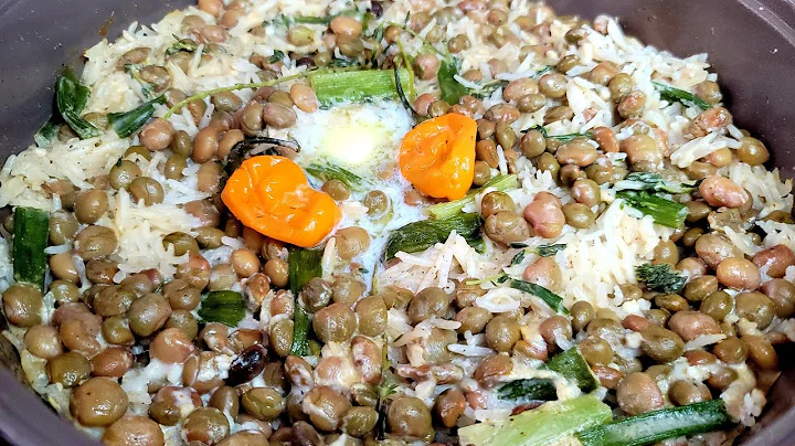 quick & easy RICE & PIGEON PEAS/ GUNGO PEAS | recipe