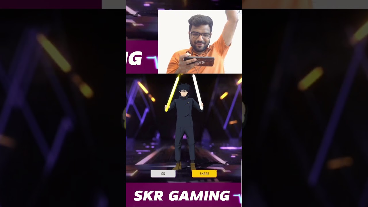 💢I GOT 2020 FFWS emote | Fushiguro Bundle, Emote & Voice #freefire #jujutsukaisen #ffshortstamil