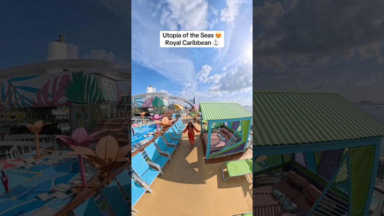 Un paseo por el piso 16 del Utopia of the Seas #UtopiaOfTheSeas #RoyalCaribbean #Crucero #foryou