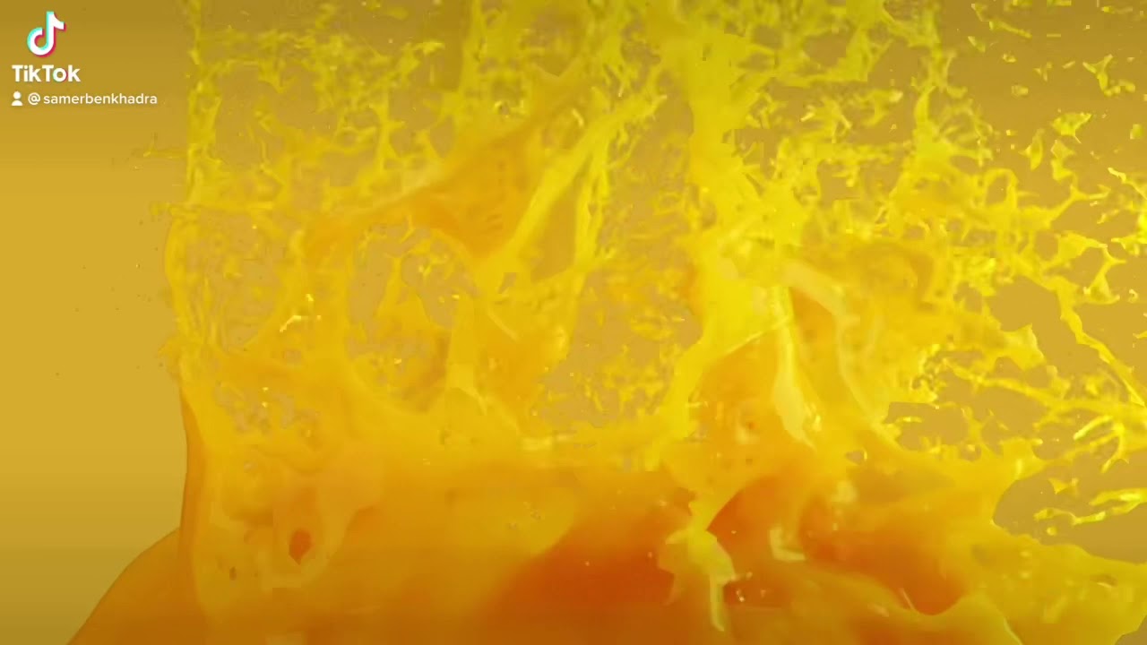 Design orange juice 3D animation for commercial TV