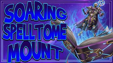 WORLD OF WARCRAFT SHADOWLANDS 9.1.5 MAGETOWER SOARING SPELLTOME MOUNT