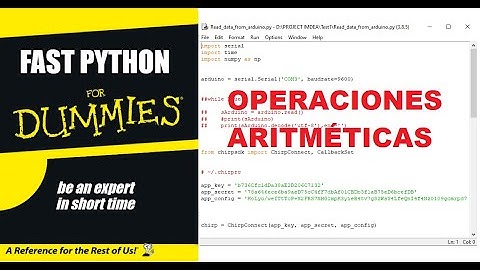 PYTHON RÁPIDO PARA PRINCIPIANTES-OPERACIONES ARITMÉTICAS-BÁSICO FUNDAMENTAL INICIO