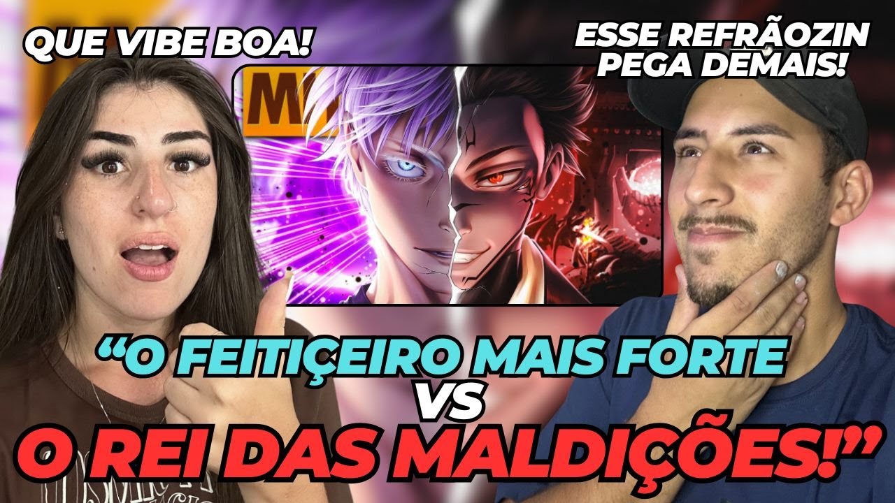 (MHZIN + VMZ!) | FEITICEIRO  DESCOLADO 😈 | Ft. VmZ (Jujutsu Kaisen) | MHRAP | REACT