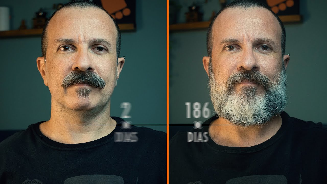 6 Meses Deixando a Barba Crescer | Time-lapse
