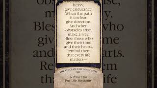Daily Prayer for Life | Pro-Life Ministries