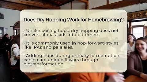 Does Dry Hopping Work for Homebrewing? - The Pint Guy
