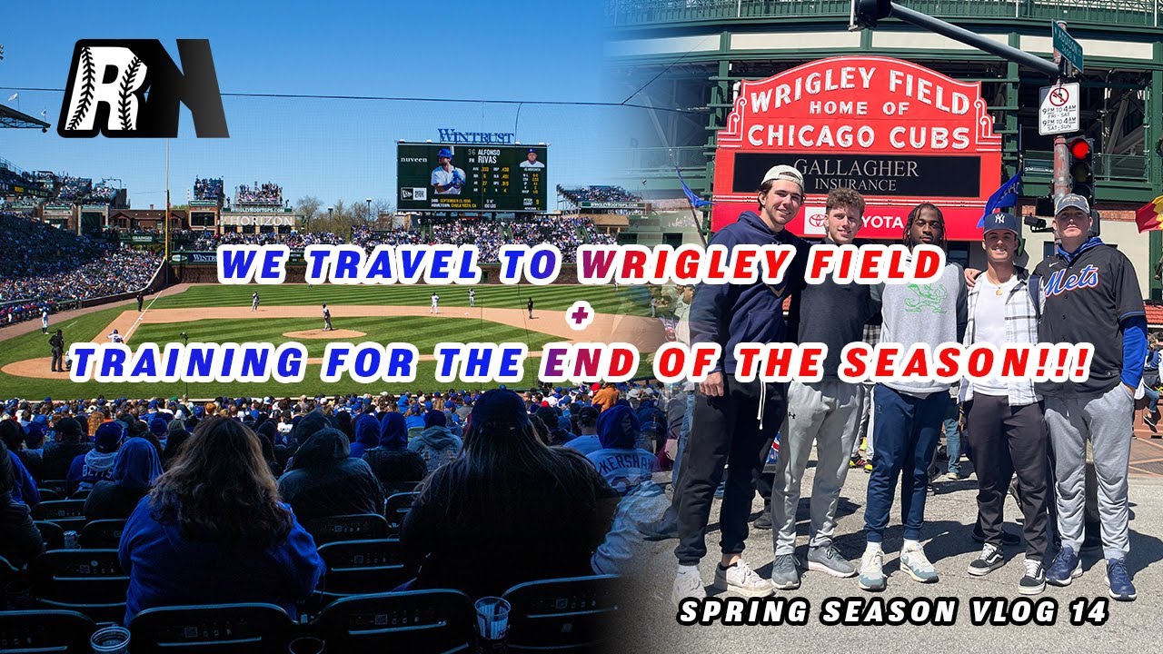 DAY IN THE LIFE OF A D1 BASEBALL PLAYER + WE TRAVEL TO WRIGLEY??? - SPRING SEASON VLOG 14