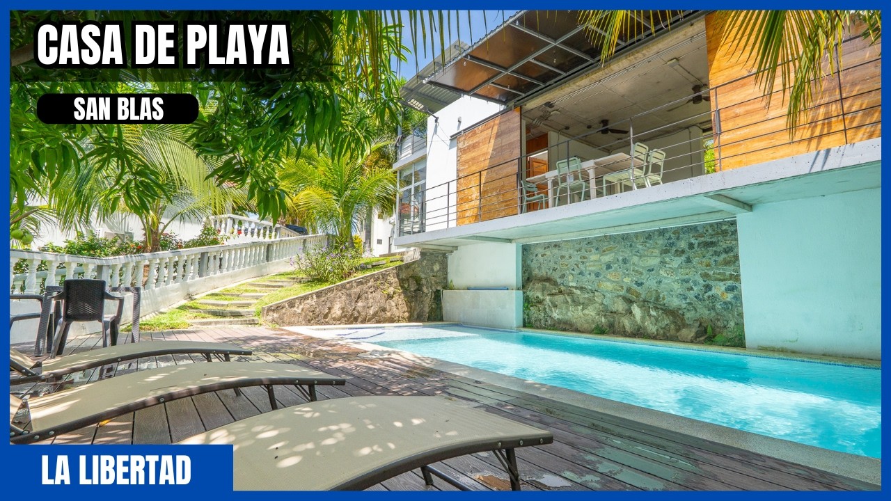 VIVE FRENTE AL MAR 🌊 | CASA EN RESIDENCIAL SAN BLAS, EL SALVADOR