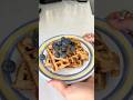 honey butter banana waffles