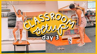 CLASSROOM SETUP DAY 3 | ALLLL THE PROJECTS!