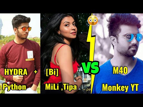 Видео: M40 vs HYDRA + 【Bi】| MiLi, Tipa Python VS MonkeyYT team 