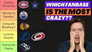 Every Fanbase in the NHL Ranked from Chill to Absolutely Insane!
