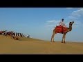 Camel ride in the thar desert of rajasthan india