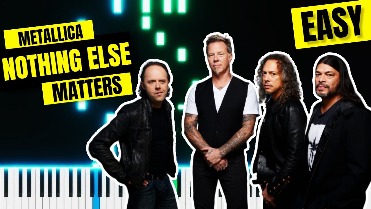 Metallica: Nothing Else Matters | EASY Piano Tutorial by OCTOBER - YouTube