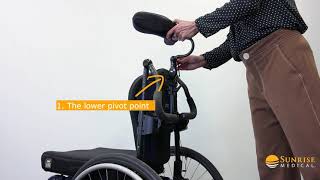 Education In Motion: Whitmyer® Adjust-a-Plush Headrest with Cobra Flip Back Mount