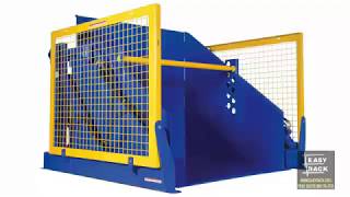 Commercial Electric Hydraulic Dumping Hopper Demonstration Video