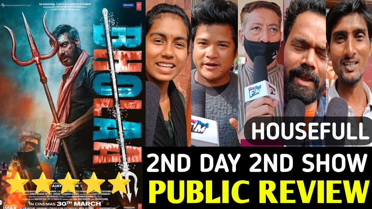 Bholaa Day 2 Second Show Public Review || bholaa Friday Public Reaction 