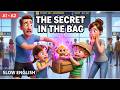 Slow English Story: The Secret in the Backpack | English for Beginners