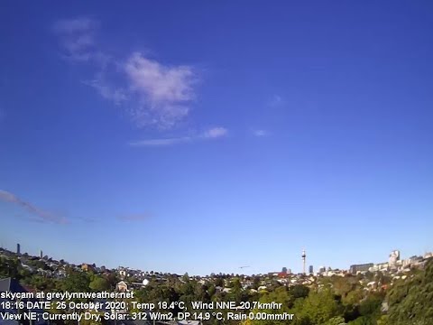 Live webcam view of Grey Lynn Skyline Weather Cam