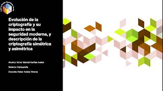 Evolución de la criptografía