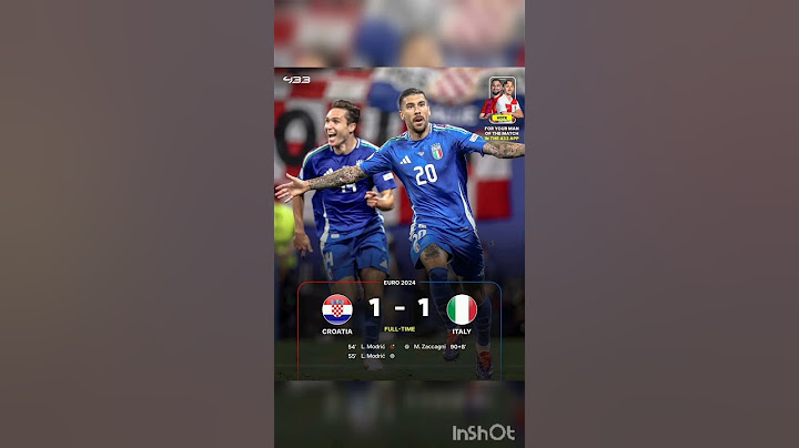 مباراة إيطاليا وكرواتيا🏆🔥 جنون اللحظات الأخيرة 🔥