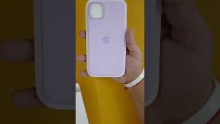Original Apple iPhone Silicone Case | Unboxing |  Purple #appleshorts #iphoneshorts #iphonecases