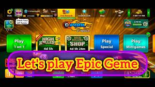 8 ball pool Live Ep 325 I Let's play Epic game l 8bp live I New High Roller Event @XJgaming8bp