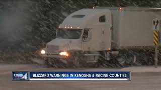 Kenosha County under Blizzard Warning