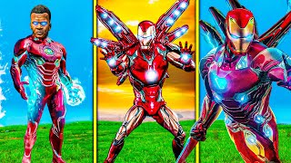 Noob Franklin IRON MAN UPGRADED iron man Into Extreme Pro Max Iron man in gta 5... IRON MAN