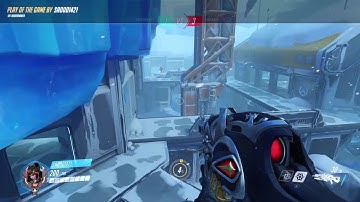 Overwatch WidowMaker hook shot 1v1