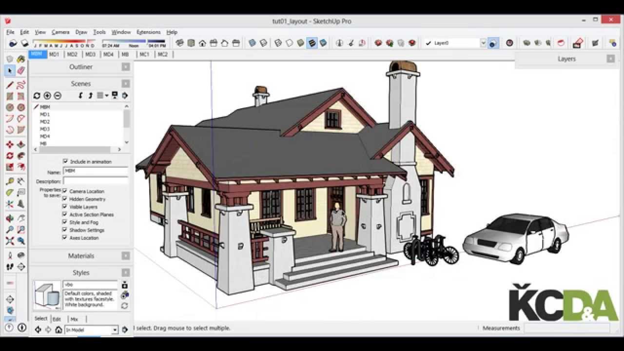 VBO Tutorial01 - Sketchup 2 Layout - Connection - YouTube