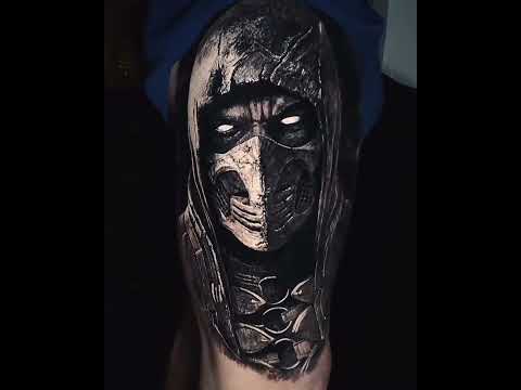 Sun Art Tattoo  Big fan Scorpion from Mortal combat 8  Facebook