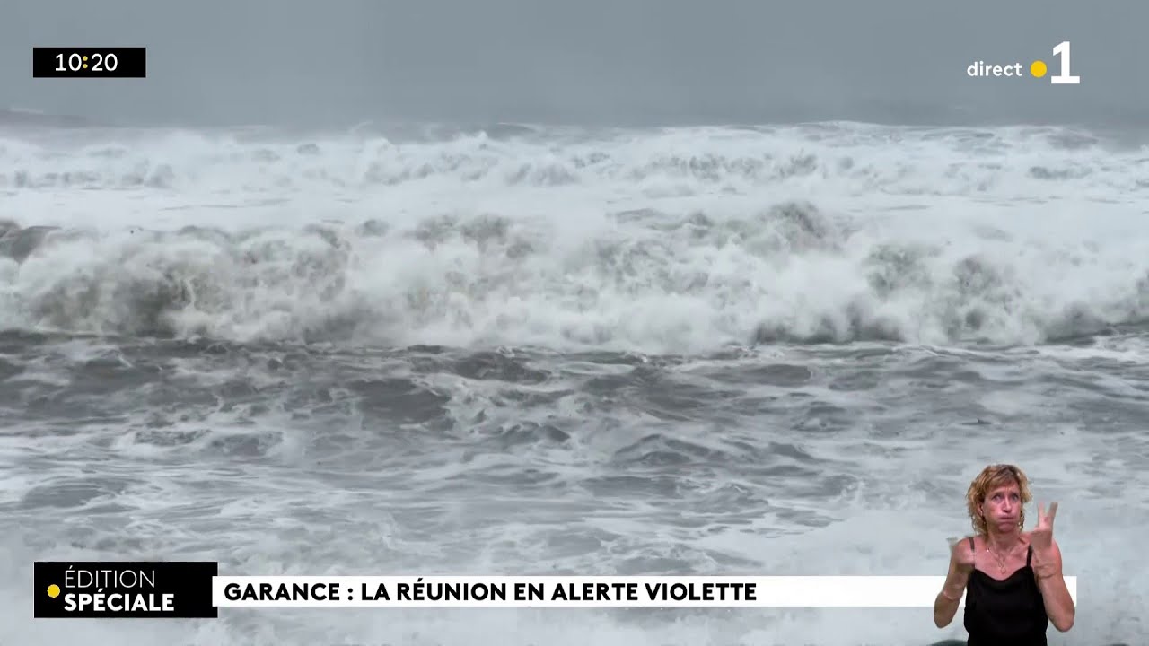 Cyclone Garance: les forces de l'ordre sur le terrain pendant l'alerte rouge