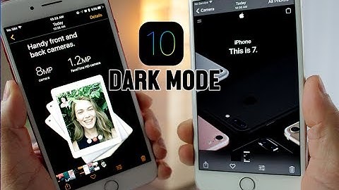 Hidden iOS 10 Dark Mode, Take a closer look and you