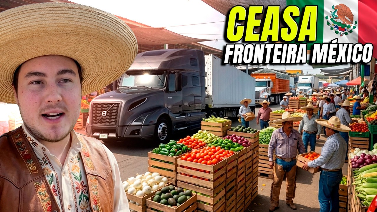 CARREGAMOS VERDURA NA FRONTEIRA MEXICANA