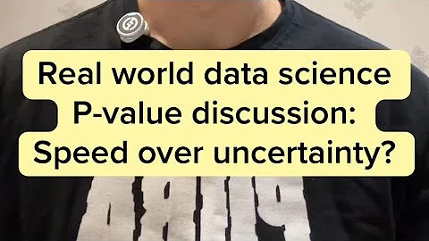 Real world data science: choosing p-value thresholds for significance. Speed vs uncertainty 