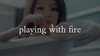 BLACKPINK playing with fire (speed up + reverb)