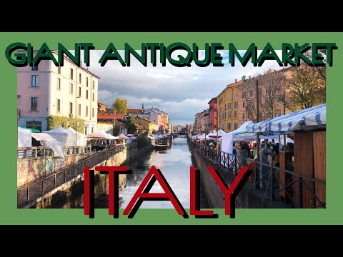 GIANT ANTIQUE MARKET MILAN ITALY NOV 2021| MERCATONE DELL&rsquo;ANTIQUARIATO SUL NAVIGLIO GRANDE | EP19